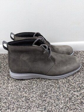 Cole Haan Grand 360 Chukka Nubuck Gray Ankle Boots Suede C37154 Mens 10 M *Flaw